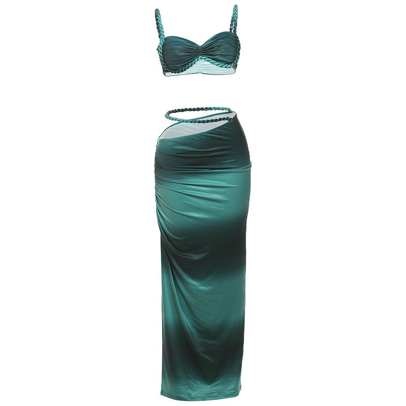 Damen Bikiniset mit elegantem Wickelrock EB