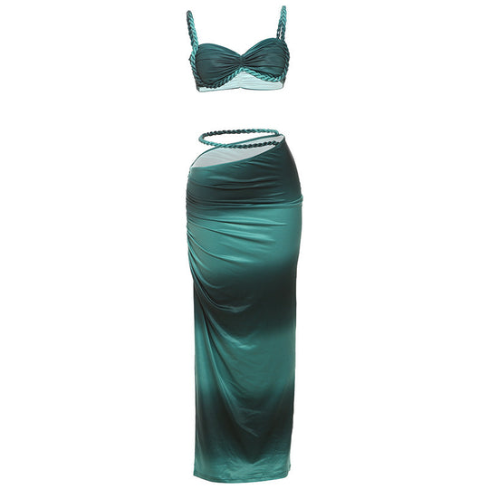 Damen Bikiniset mit elegantem Wickelrock EB
