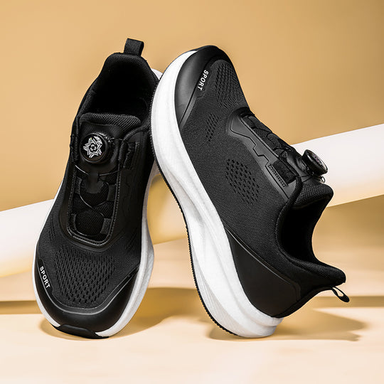 Damen Sportliche Schnür-Sneaker mit atmungsaktivem Mesh und leichtem Dämpfungssystem EB