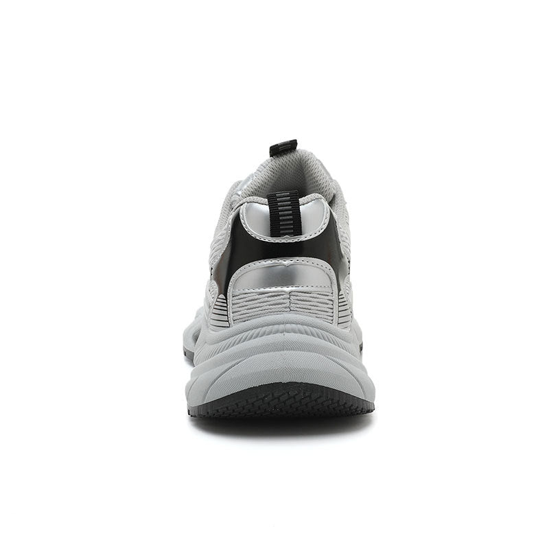 Damen Sportliche Sneaker mit atmungsaktivem Netz-Material und stoßdämpfender Sohle EB