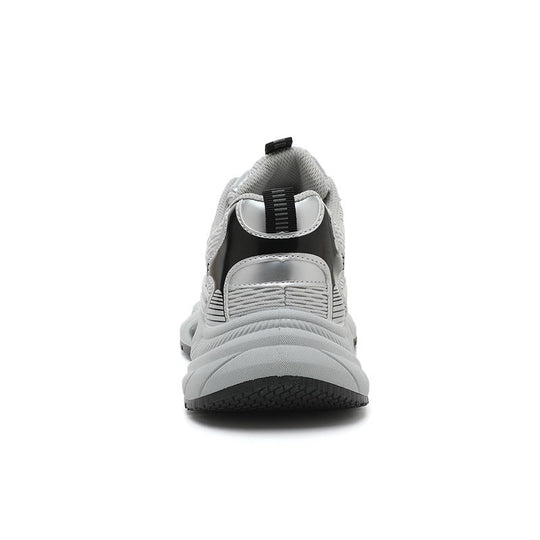 Damen Sportliche Sneaker mit atmungsaktivem Netz-Material und stoßdämpfender Sohle EB