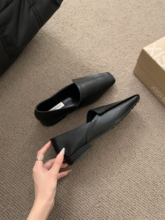 Damen spitze Slippers aus Wildleder mit elegantem Design EB