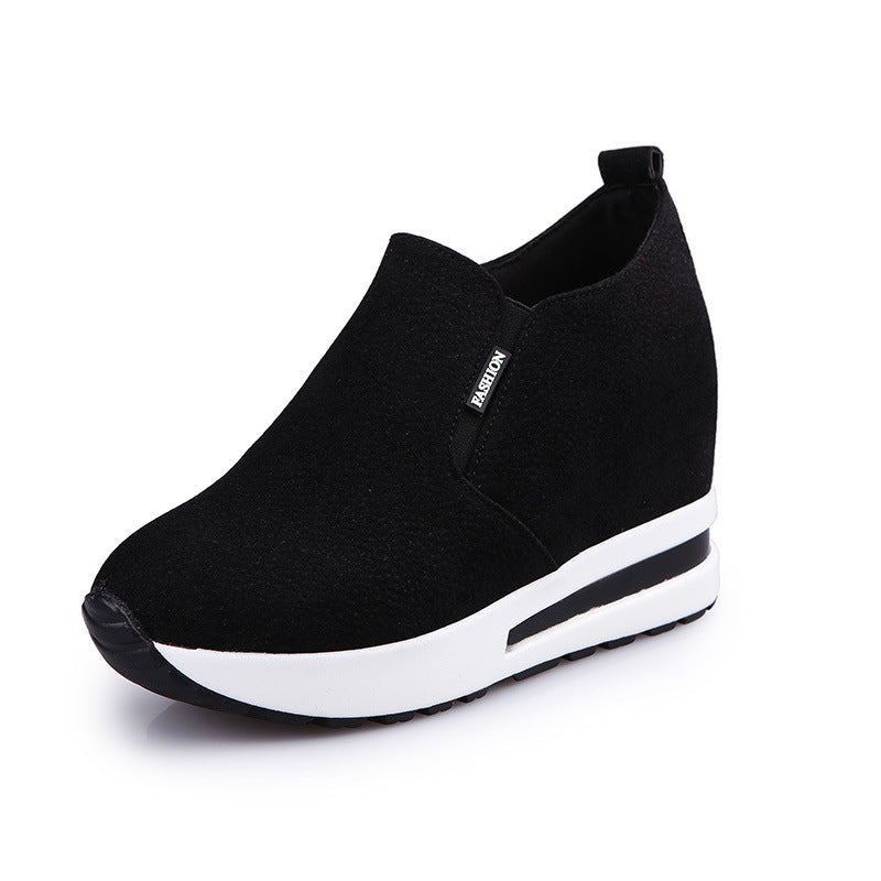Damen Sportliche Wedge Sneakers EB