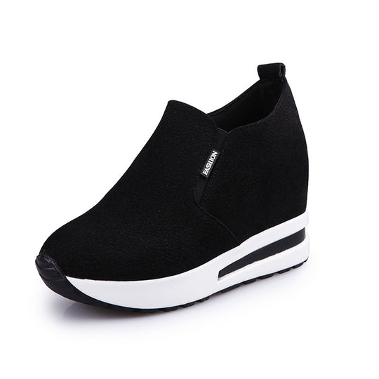 Damen Sportliche Wedge Sneakers EB