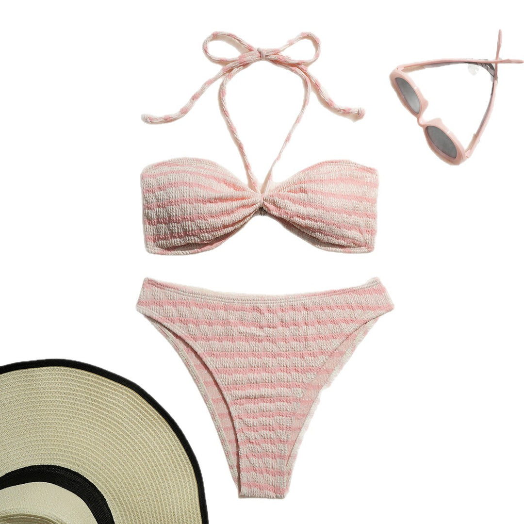 Damen Bikini-Set mit strukturierter Oberfläche EB