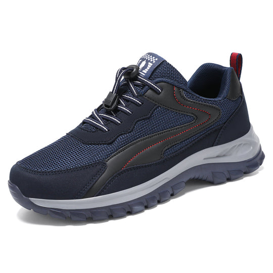 Damen nan robuster Trekking-Sneaker mit profiliertem Geländegriff, stoßdämpfender EVA-Zwischensohle und Schnellzug-Schnürung EB
