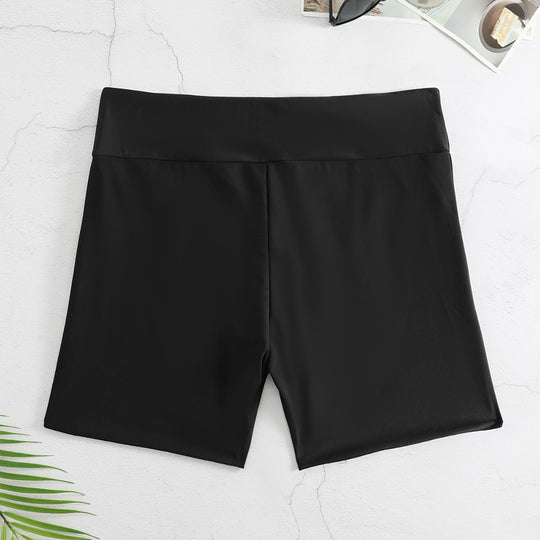 Damen Badeshorts mit hohem Bund und Seitentaschen EB