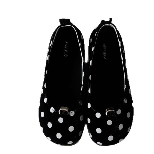 Damen Slipper mit modischen Punkten und komfortabler Sohle EB