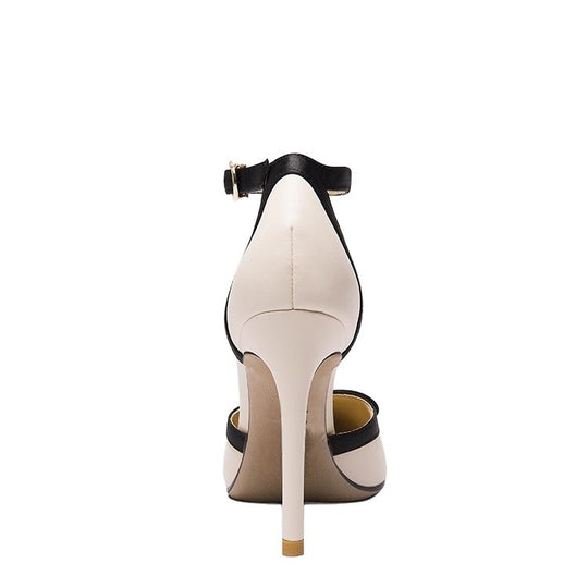 Damen elegante Slingback-Pumps mit zierlichem Schleifendetail EB