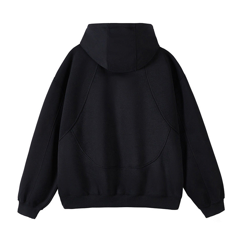 Damen modischer Kapuzenpullover mit innovativem Schnitt EB