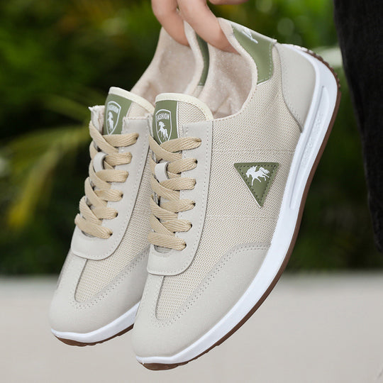 Damen Sportliche Leichtlauf-Sneaker mit rutschfester Sohle und atmungsaktivem Obermaterial EB