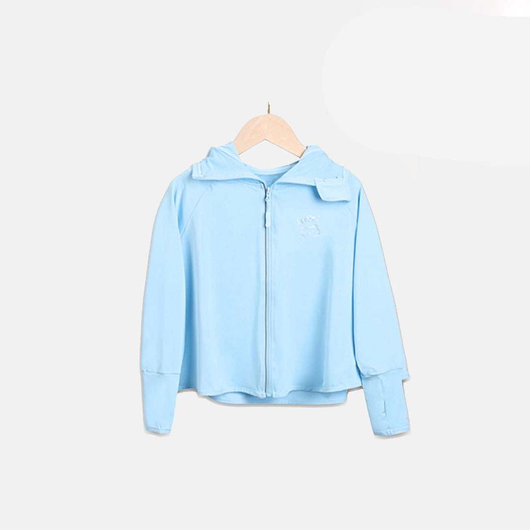 Damen Leichte UV-Schutz Outdoor-Jacke mit Kapuze EB