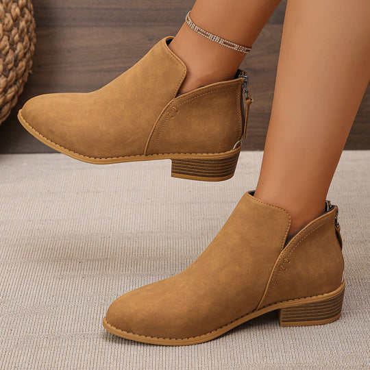 Damen Chelsea-Stiefel mit seitlichem Reißverschluss und komfortabel gepolsterter Innensohle EB
