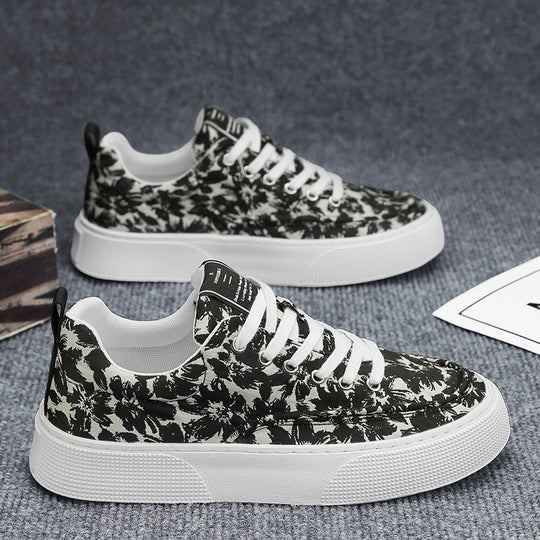 Damen Freizeitsneaker mit floralem Muster und rutschfester Sohle EB