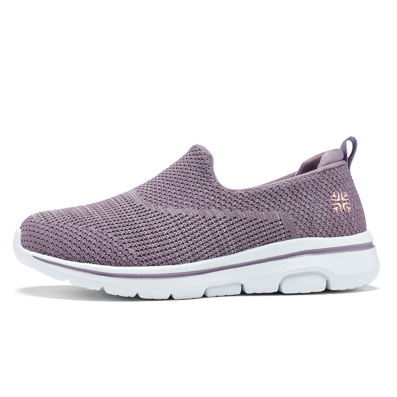 Damen Atmungsaktive Slip-On Sneakers mit elastischem Obermaterial EB