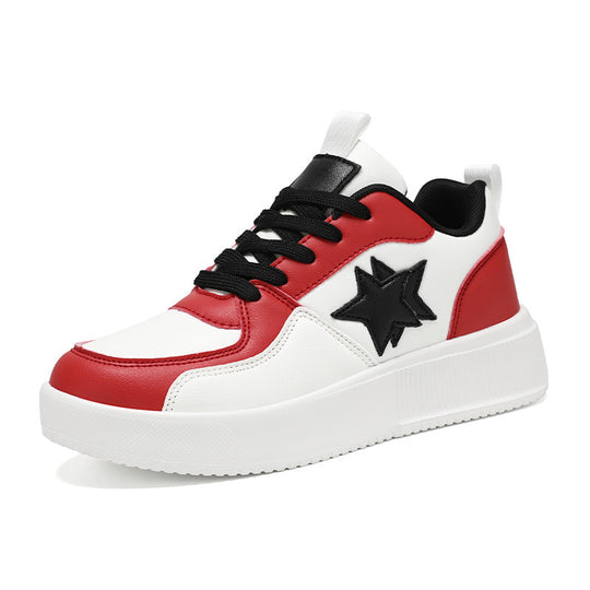 Damen Trendige Sneakers mit modischem Sternen-Design EB