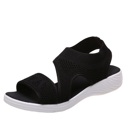 Damen Komfortable und atmungsaktive Riemen-Sandalen EB