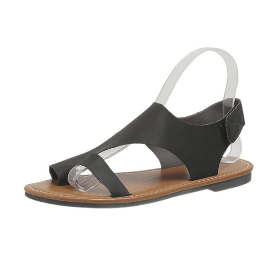 Damen Badesandalen mit elegantem Riemendesign und komfortabeln Fußbett EB