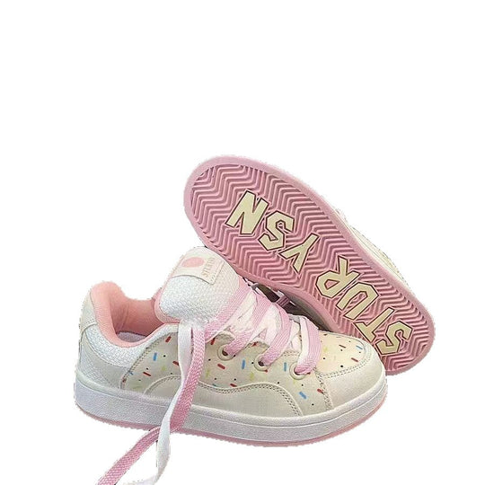 Damen Sportliche Sneaker mit fröhlichem Design und weicher Sohle EB