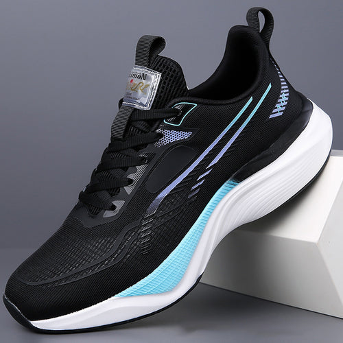 Damen Sportliche Lauf-Sneakers mit atmungsaktivem Mesh-Obermaterial und flexibler Dämpfung EB