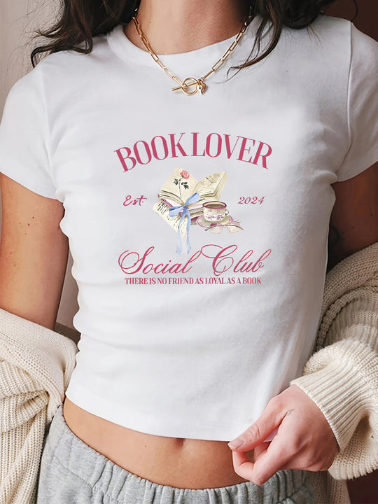 Damen T-Shirt mit künstlerischem Katzenmotiv EB