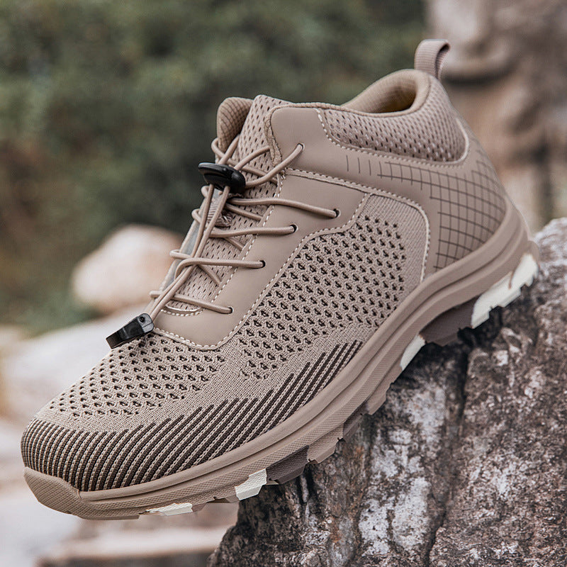 Herren Atmungsaktive Trail-Schuhe mit flexiblem Schnürsystem EB