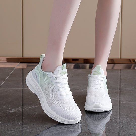 Damen Luxus Lauf-Sneakers mit atmungsaktiver Netzstruktur und bequemer Dämpfung EB
