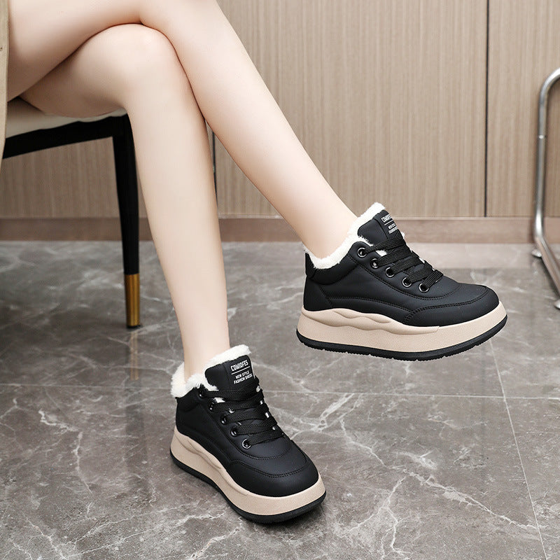 Damen Winter Sneaker mit kuscheligem Innenfutter und rutschfester Sohle EB