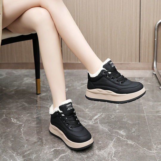 Damen Winter Sneaker mit kuscheligem Innenfutter und rutschfester Sohle EB