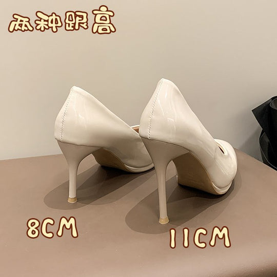 Damen elegante Spitzen High Heels EB