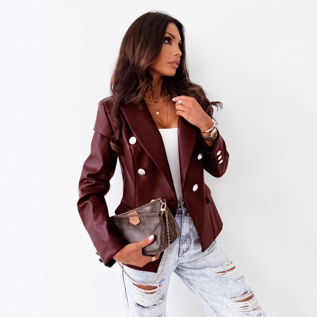 Damen Blazer mit doppelter Knopfleiste EB
