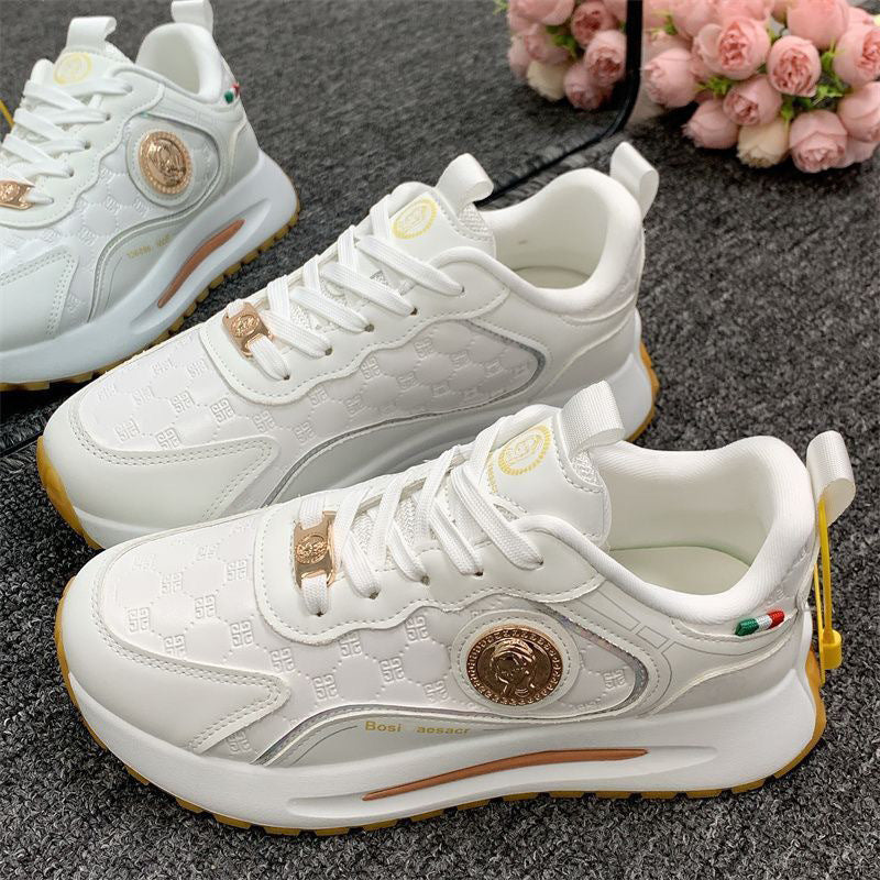 Damen Komfortable Lifestyle Sneakers mit modischem Design und atmungsaktiver Oberflächenstruktur EB