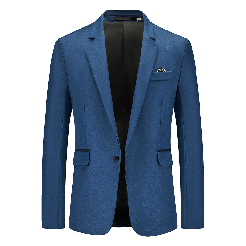 Herren Eleganter Anzugblazer mit feiner Struktur und modernem Schnitt EB