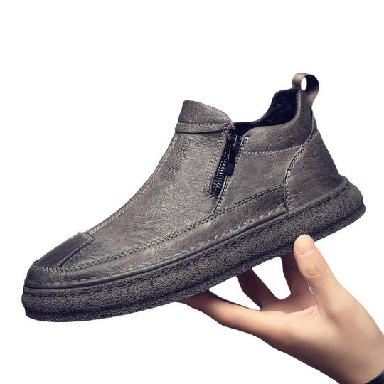 Herren Komfortable und stylische Stiefel mit Reißverschluss EB