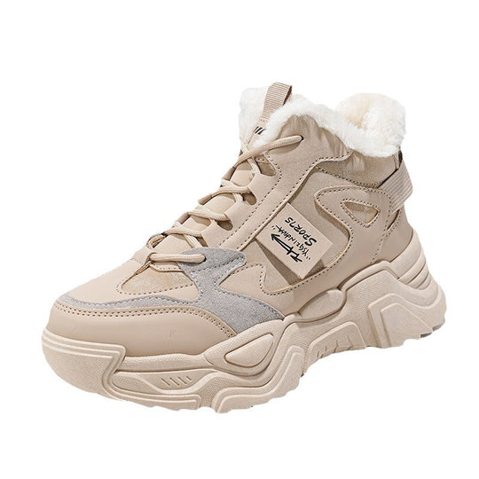 Damen Winter Sneakers mit isolierendem Futter und rutschfester Sohle EB