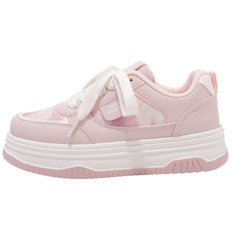 Damen Bequeme Sport Sneakers mit modischem Design und dämpfender Sohle EB