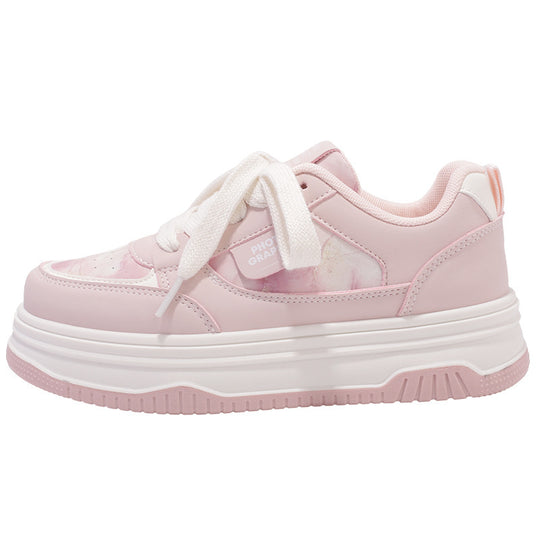 Damen Bequeme Sport Sneakers mit modischem Design und dämpfender Sohle EB