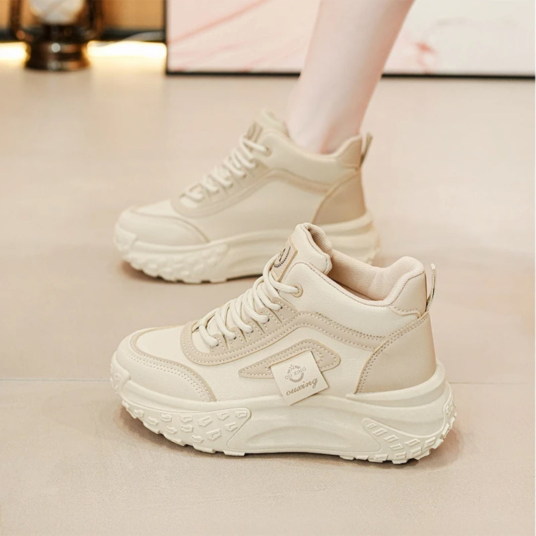 Damen Sportliche High-Top Sneakers mit rutschfester Sohle und dämpfendem Komfort EB