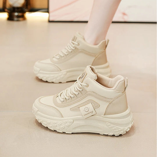 Damen Sportliche High-Top Sneakers mit rutschfester Sohle und dämpfendem Komfort EB