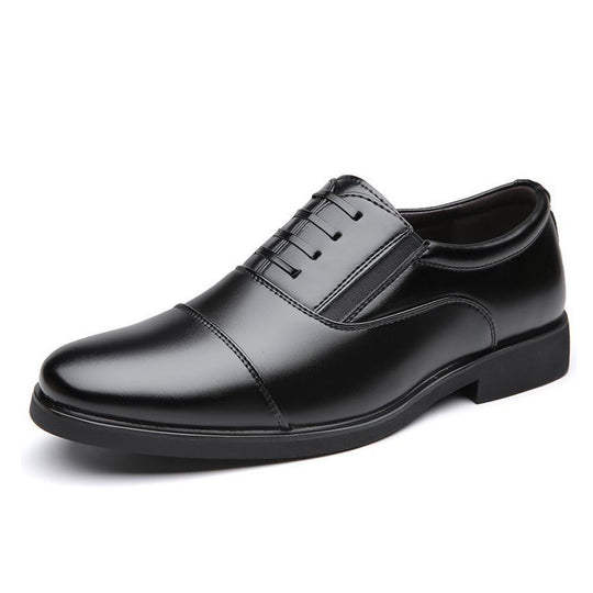 Herren Klassische Schnürschuhe aus geschmeidigem Leder mit verstärkter Sohle EB