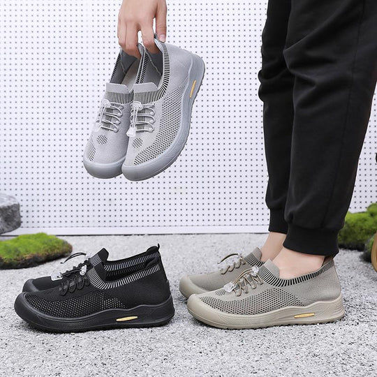 Damen Sportliche Freizeitschuhe mit elastischem Schnürsystem und rutschfester Sohle EB