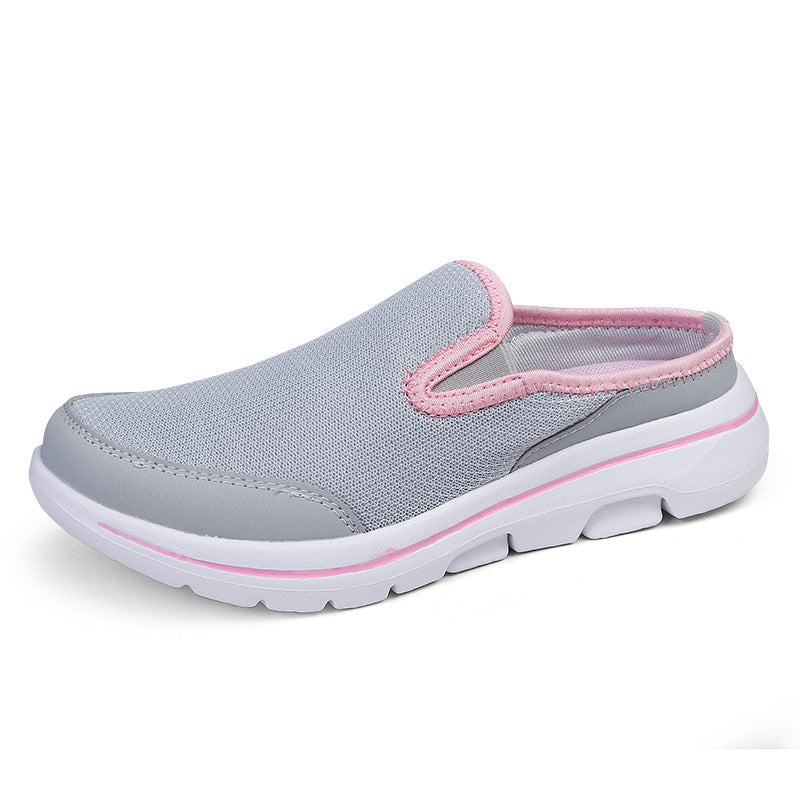 Damen Sportliche Slip-On Freizeitschuhe mit atmungsaktivem Obermaterial EB
