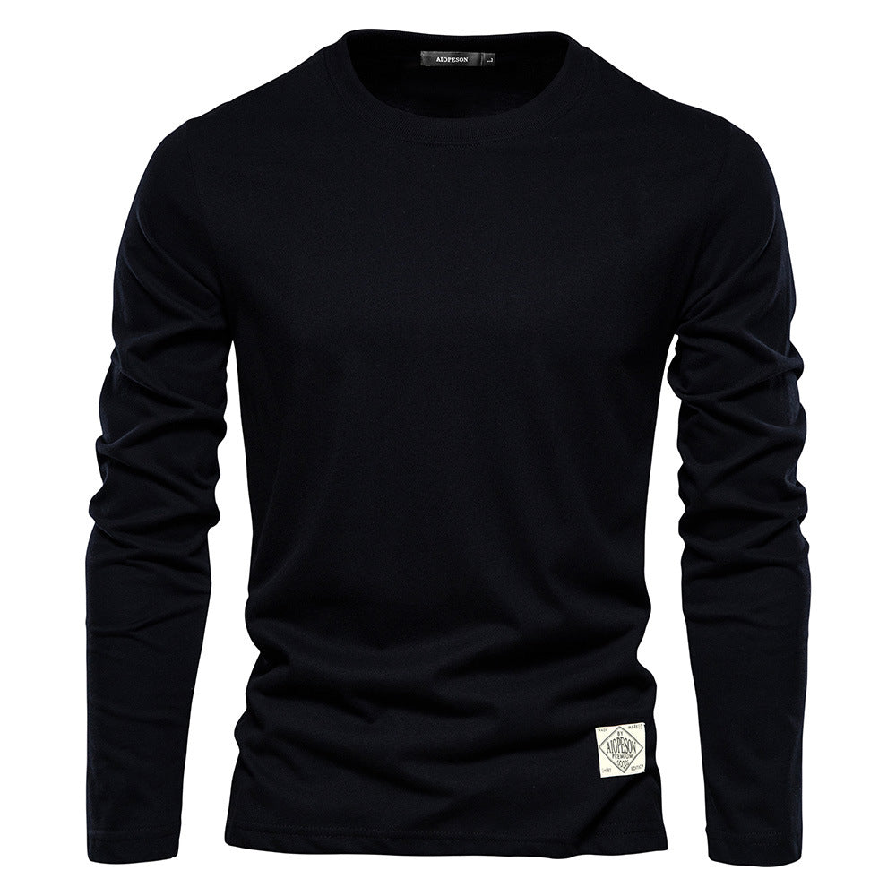Herren Langarm T-Shirt mit hochwertigem Baumwollmix und modernem Fit EB