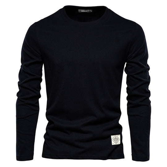 Herren Langarm T-Shirt mit hochwertigem Baumwollmix und modernem Fit EB
