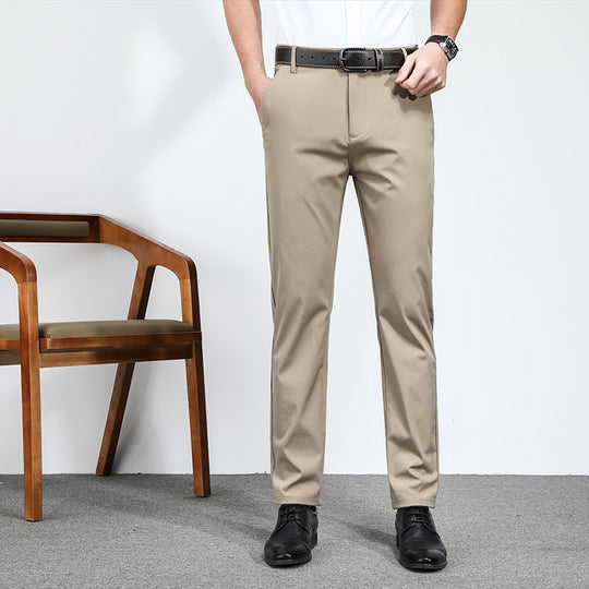 Herren elegante Business-Hose mit schmalem Schnitt und dehnbarem Material EB