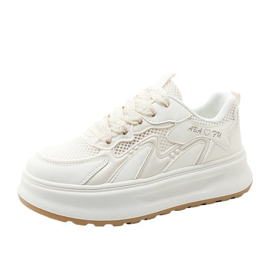 Damen modische Sneakers mit atmungsaktiver Mesh-Oberfläche und dämpfender Sohle EB