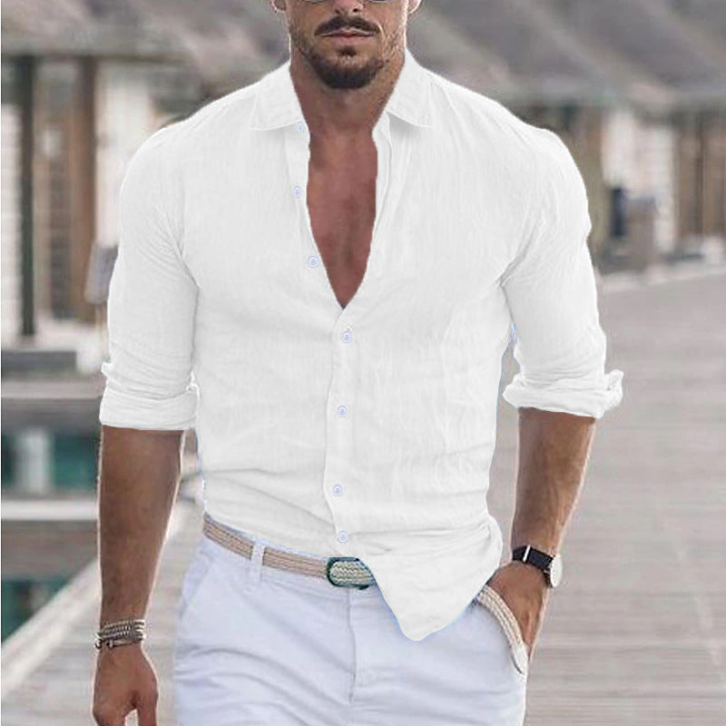 Herren Premium Hemd mit modernem Slim-Fit Schnitt und hautfreundlicher Textur EB