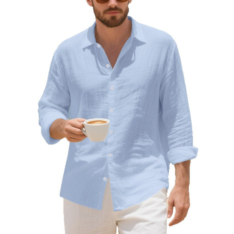 Herren Leichtes und atmungsaktives Sommerhemd EB
