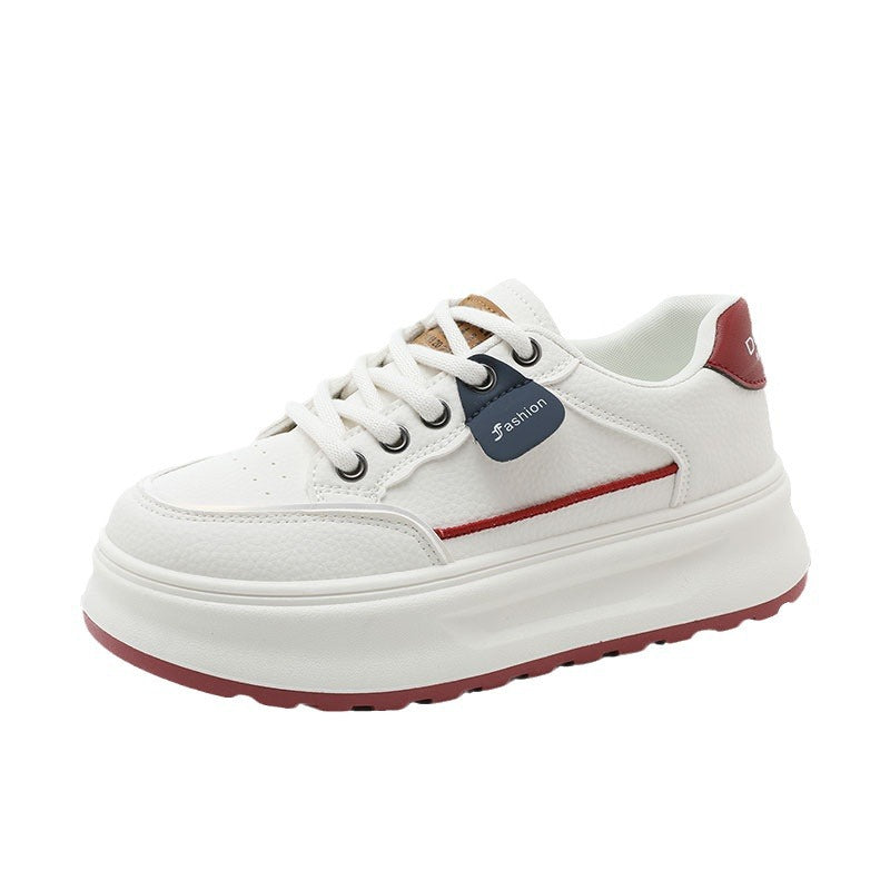 Damen modische Chunky Sneaker mit hochgezogenem Sohlenprofil und atmungsaktiver Obermaterialstruktur EB