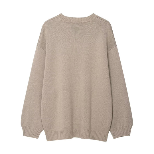 Damen lässiger Strickpullover EB